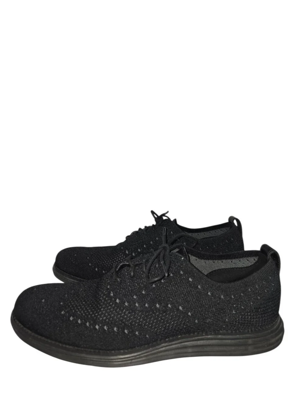 Cole Haan Original Grand Stitchlite Black Wingtip Oxfords